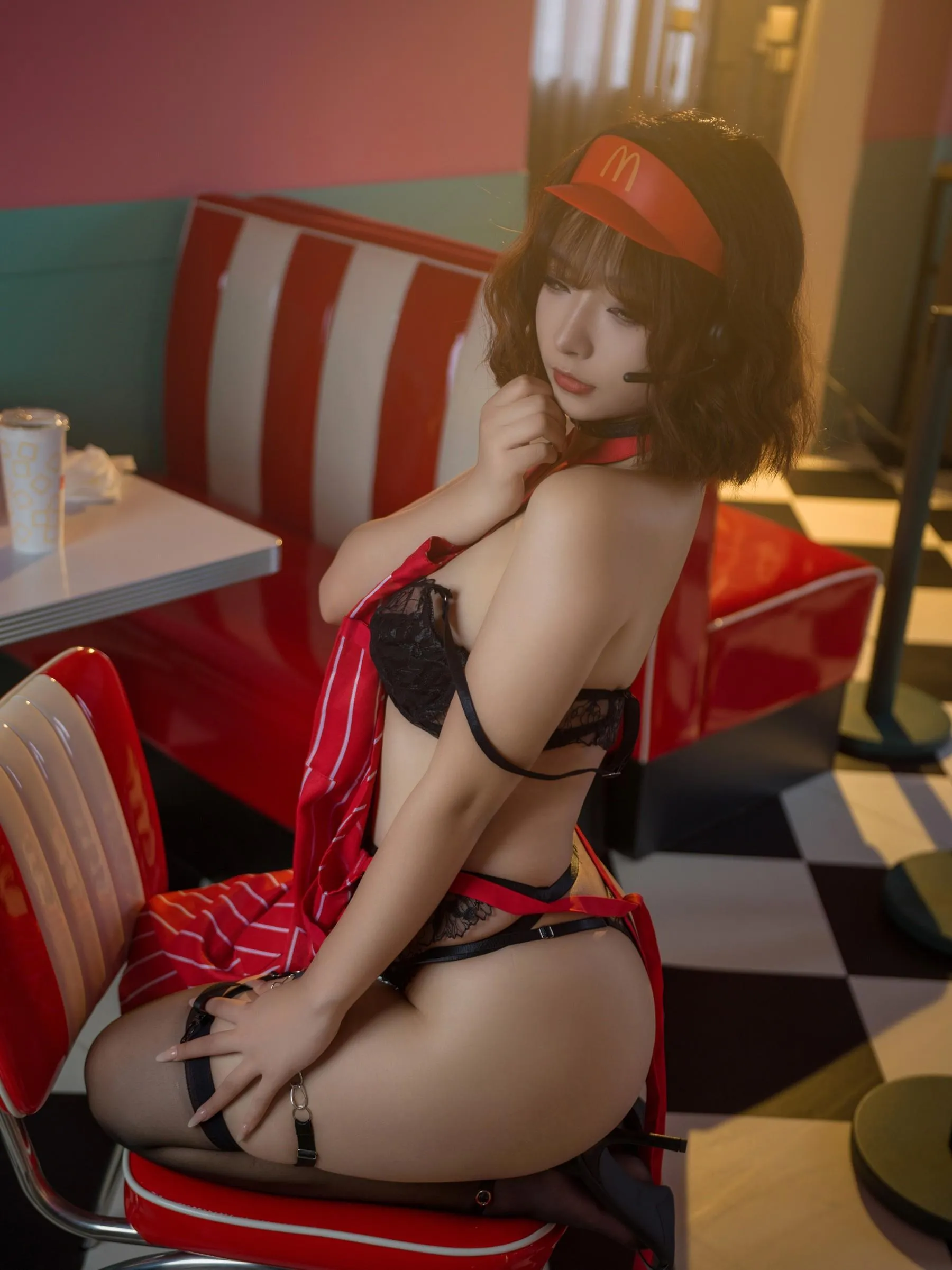 yuuhui玉汇 – NO.35 麦当劳的女服务员 [149P]插图7
